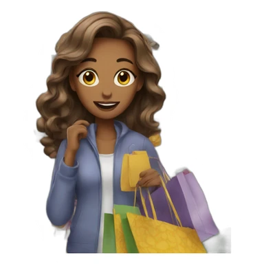 shopaholic sticker