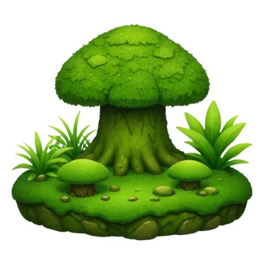 moss garden sticker