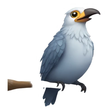 Man bird man bird bird bird man sticker