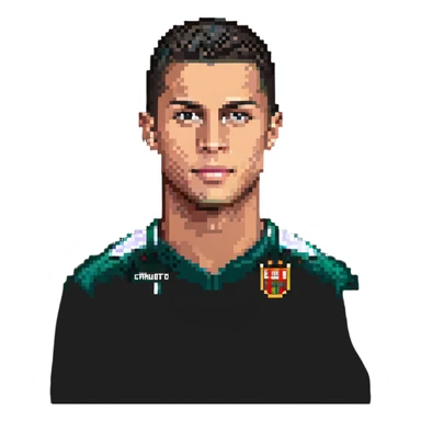 Cristiano Ronaldo's face sticker