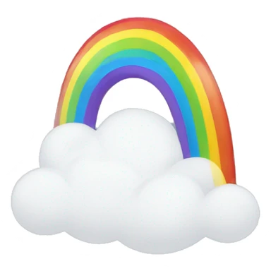 Rainbow thank you sticker