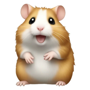 Hamster at a wall sticker