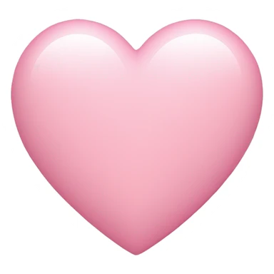light pink love heart sticker