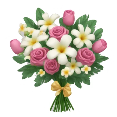 a luxury flower bouquet  sticker