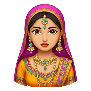 Desi look  sticker
