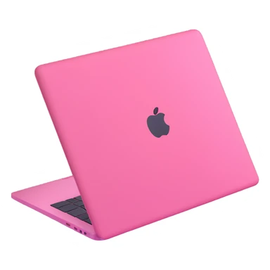 pink MacBook laptop sticker