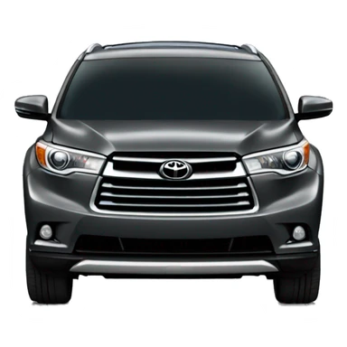dark grey Toyota highlander  sticker