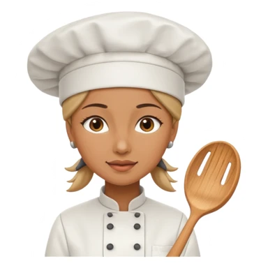 woman wearing chef hat sticker