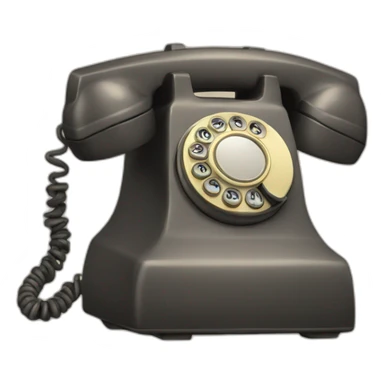 Old School telephone sticker