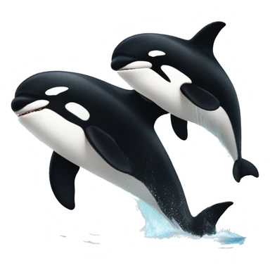 exciting orca sticker