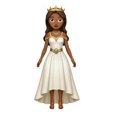 La diosa Tanit a cuerpo completo sticker