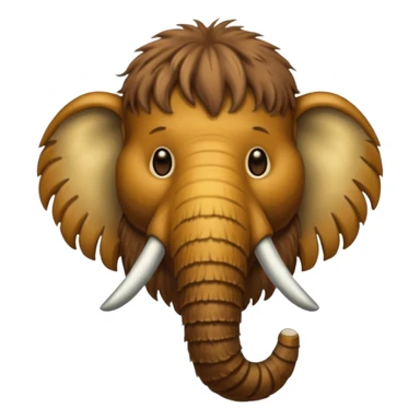 mamut elephant wearing necklace sticker