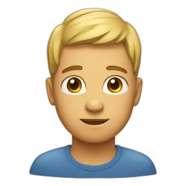 Head on shoulder sticker