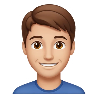 handsome guy sticker