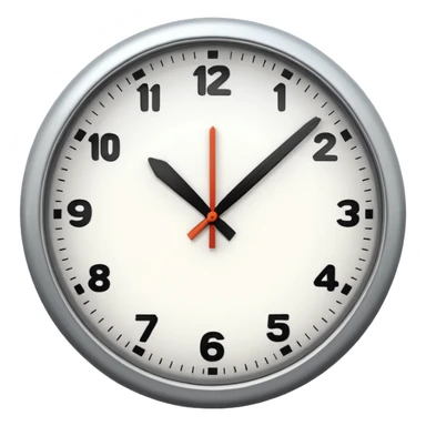 6:45 minutes in the clock sticker