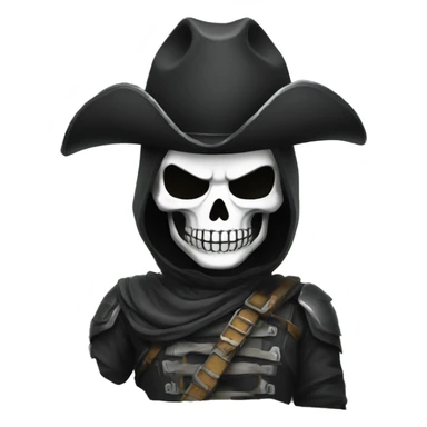 Caveira sentada sticker