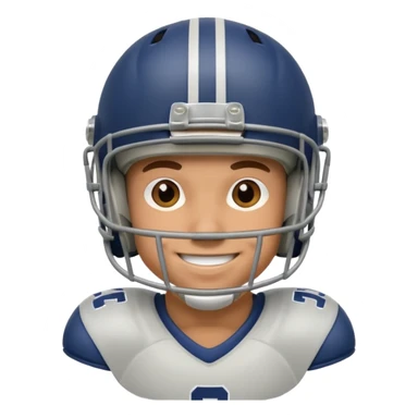 american football player sticker