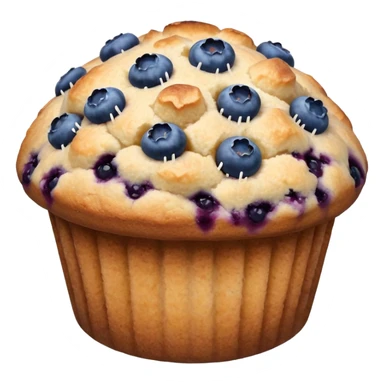 Blueberry muffin sticker
