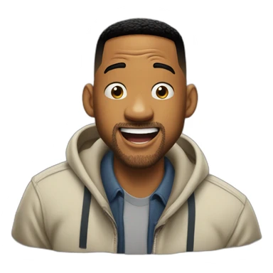 Will smith happy surprised sticker