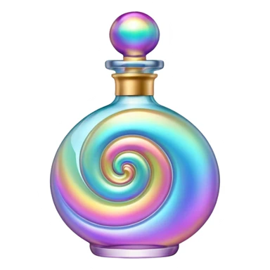 fun shaped perfume bottle sticker