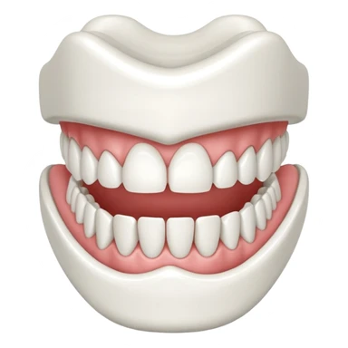 prosthetic denture  sticker
