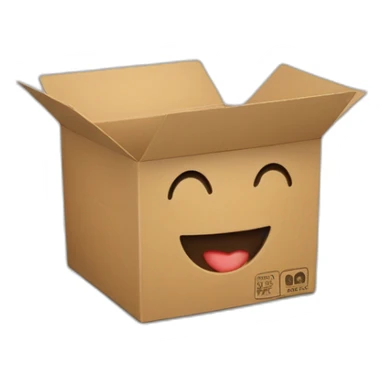 Un carnard dans une boite sticker