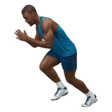 soccer player training at gym sticker