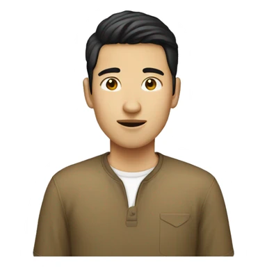 Asian guy white girl sticker