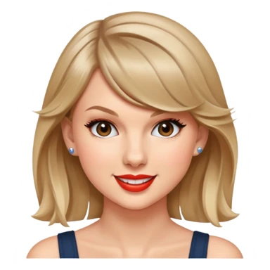 Taylor Swift happy  sticker