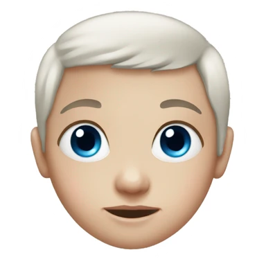 newborn with blue eyes sticker