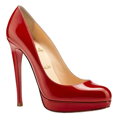 туфли Cristian laubouten  ярко красная эмоджи детальная проработка sticker