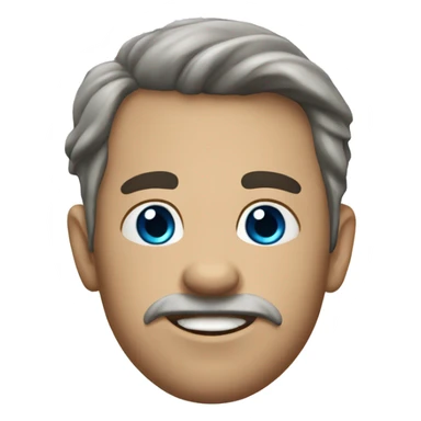 The bat is blue sticker