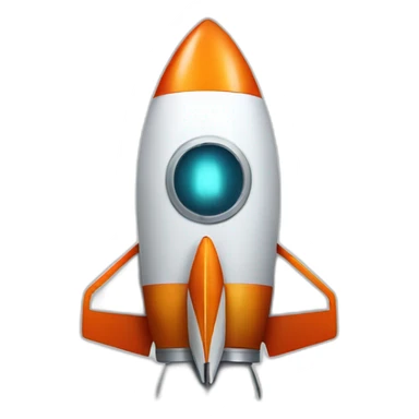 rocketship sticker