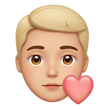 make A image fo blushin deeply sticker