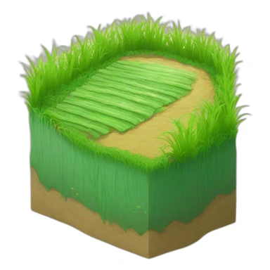 Rice paddy sticker
