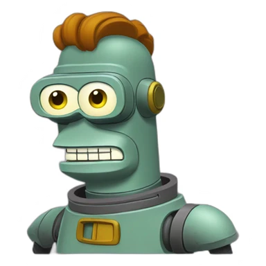 Bender-futurama sticker