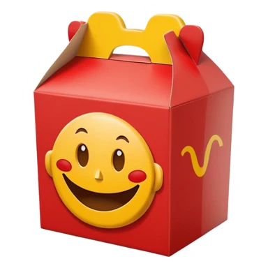 happy meal box sticker