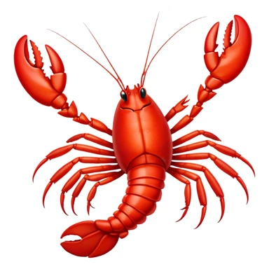 Go-go dancing lobster sticker
