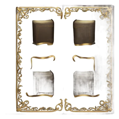 luxury dark book sticker