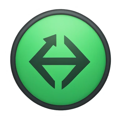 Circular arrow sticker