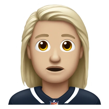 Sad  white Chicago bears fan  sticker