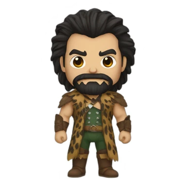 Kraven the hunter villain sticker