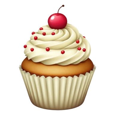 vintage cupcake sticker