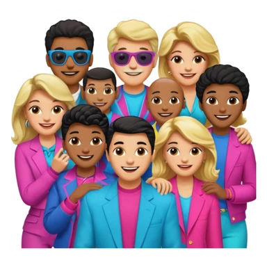 80'S CELEBRITIES sticker