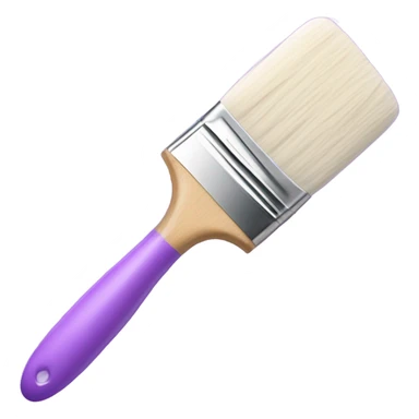 pastel purple paint brush  sticker