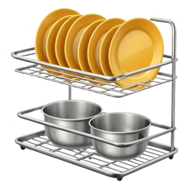 Dishes drying rack  sticker