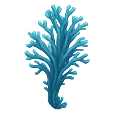 tall blue seaweed sticker