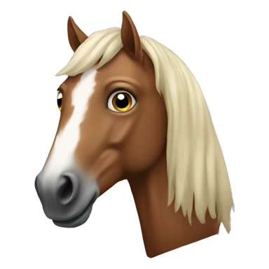 Horse with the head of a human  sticker