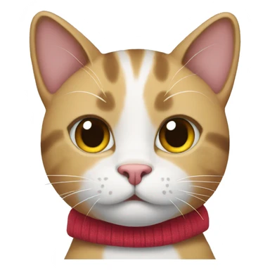 cat wearing socks sticker