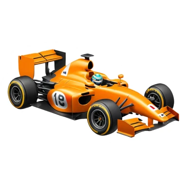 A McLaren formula one car sticker